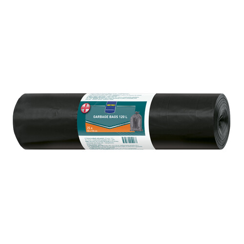 Metro Professional Extra Erős Szemeteszsák Fekete 70mikron 120 l 25 db