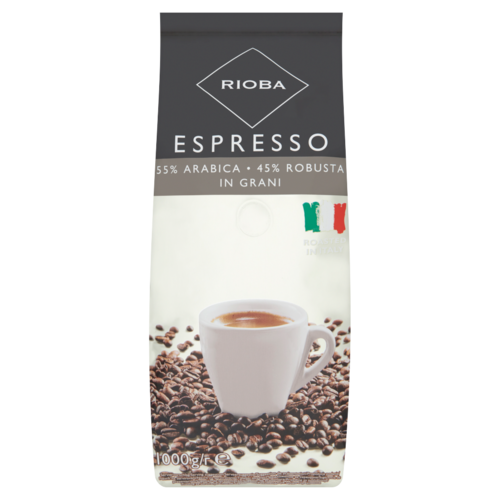 Rioba Espresso pörkölt szemes kávé 1000 g
