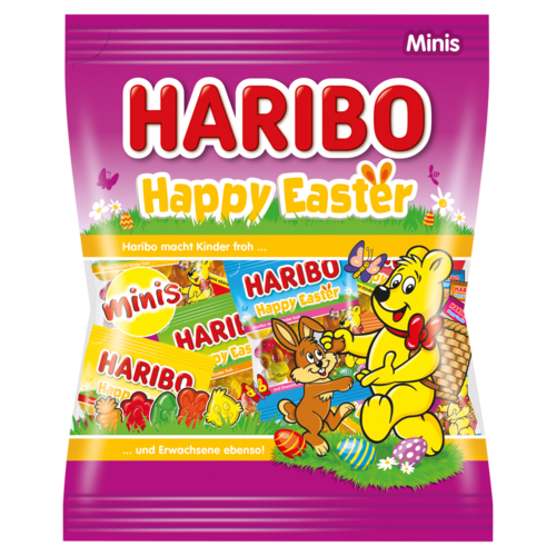 Haribo Happy Easter gyümölcsízű gumicukorka 250 g