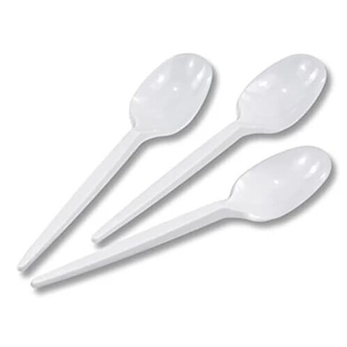 Műanyag Többször Használható Mikrózható Kanál 50 db
