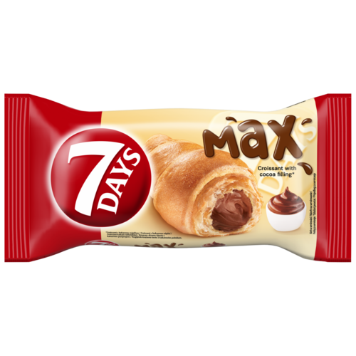 7DAYS Max croissant kakaós töltelékkel 80 g