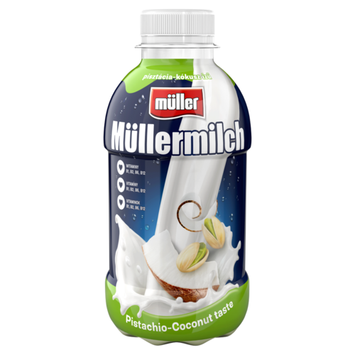 Müller Müllermilch pisztácia-kókusz ízű zsírszegény tejital 400 g