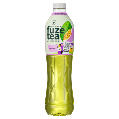 Fuze Tea energiamentes, szénsavmentes maracujaízű üdítőital zöld tea kivonattal 1,5 l