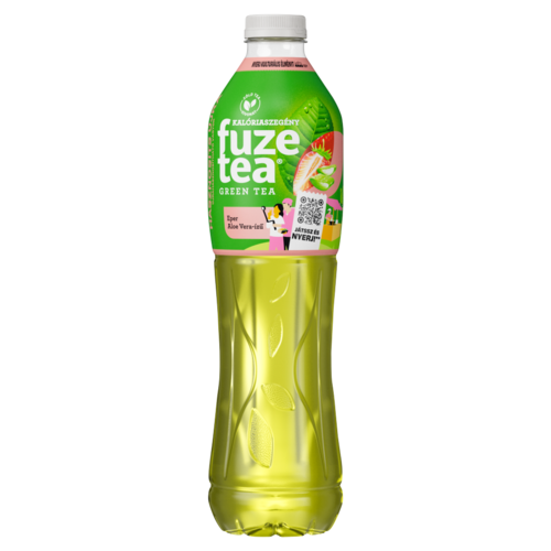 Fuze Tea szénsavmentes eper-aloe vera-ízű üdítőital zöld tea kivonattal 1,5 l