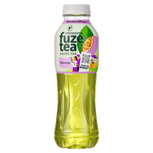 Fuze Tea energiamentes, szénsavmentes maracujaízű üdítőital zöld tea kivonattal 500 ml