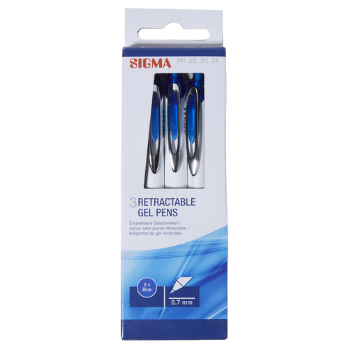 Sigma zseléstoll kék 3db