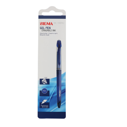 Sigma törölhető zseléstoll kék 3db