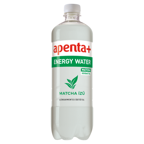 Apenta+ Energy Water matcha ízű szénsavmentes üdítőital 750 ml