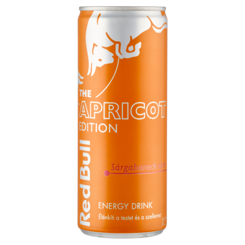 Red Bull The Apricot Edition energiaital sárgabarack-eper ízesítéssel 250 ml 