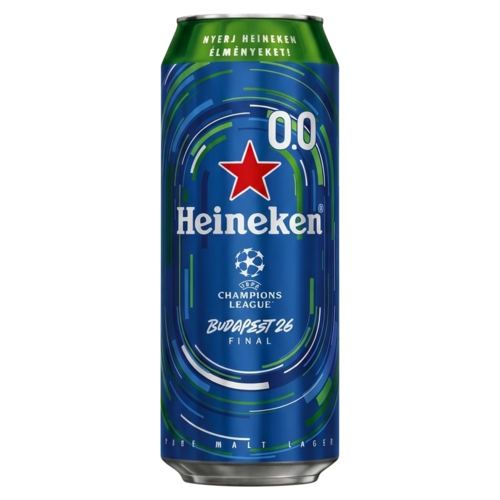 Heineken 0.0 alkoholmentes világos sör 0,0% 0,5 l