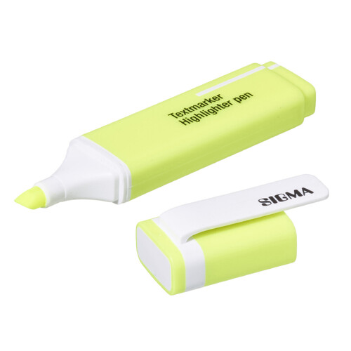 SIGMA szövegkiemelő sárga 4db