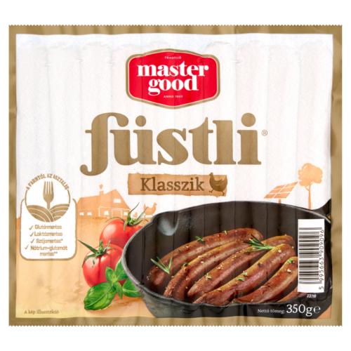 Master Good Füstli Klasszik füst ízesítésű virsli csirkehúsból 350 g