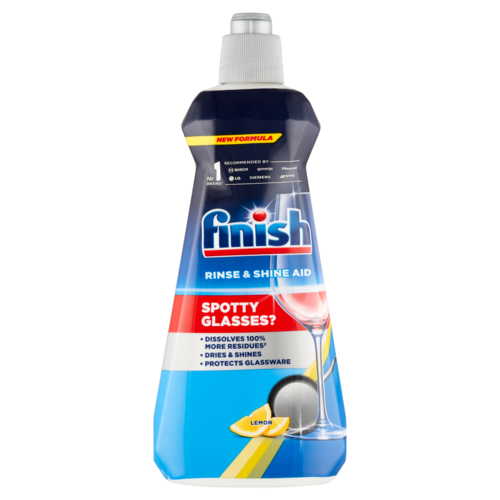 Finish Rinse & Shine Aid Citrom gépi öblítőszer 400 ml