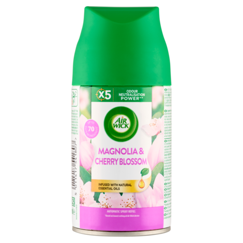 Air Wick Freshmatic Magnólia és Cseresznyevirág automata légfrissítő spray utántöltő 250 ml