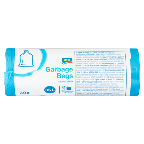 aro Szemeteszsák Kék 11mikron 35 l / 20 db