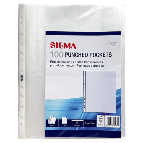 SIGMA lefűthető víztiszta genotherm 60 mikron A/4 100db