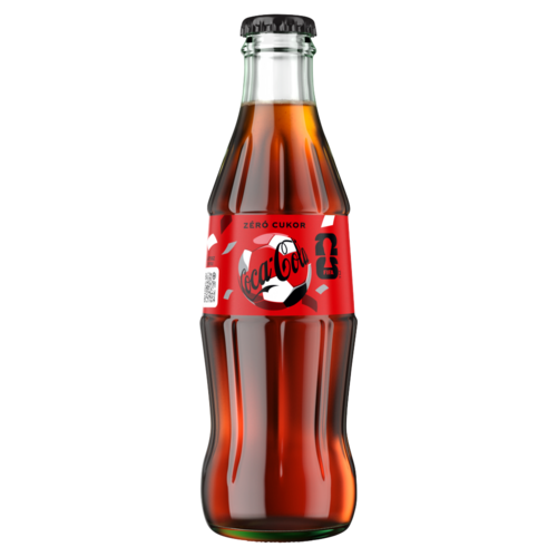 Cola-Cola Zero colaízű energiamentes szénsavas üdítőital édesítőszerekkel 250 ml