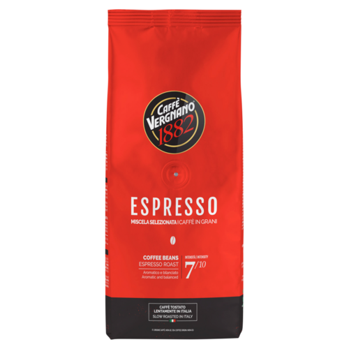 Caffè Vergnano Espresso pörkölt, szemes kávékeverék 500 g 