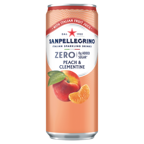 Sanpellegrino Zero szénsavas őszibarack és mandarin ital 330 ml