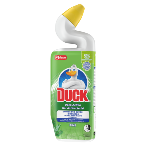 Duck Deep Action Gel Antibacterial Pine WC tisztító fertőtlenítő gél 750 ml