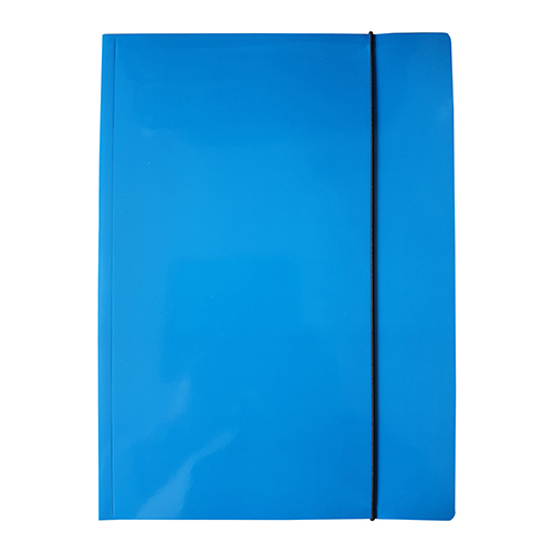 Gumis mappa karton A/4 kék