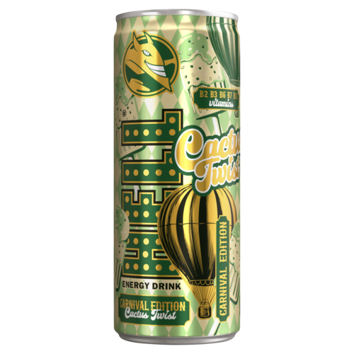Hell Carnival Edition Cactus Twist földieper-citromízű, koffeintartalmú szénsavas energiaital 250 ml
