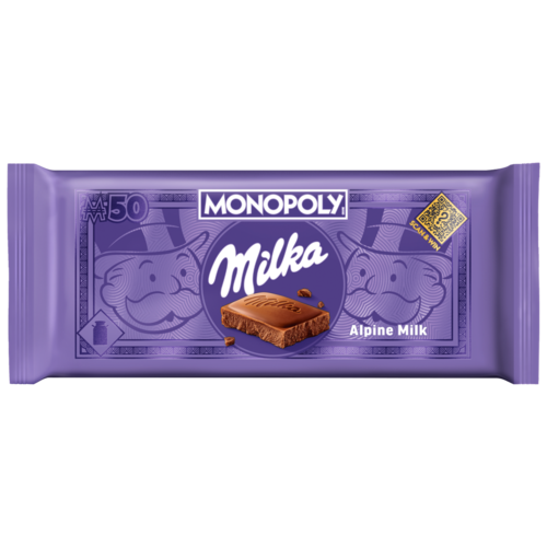 Milka alpesi tej felhasználásával készült tejcsokoládé 90 g