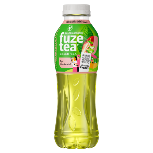 Fuze Tea szénsavmentes eper-aloe vera-ízű üdítőital zöld tea kivonattal 500 ml