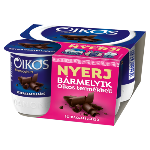 Danone Oikos sztracsatellaízű élőflórás krémjoghurt 4 x 125 g