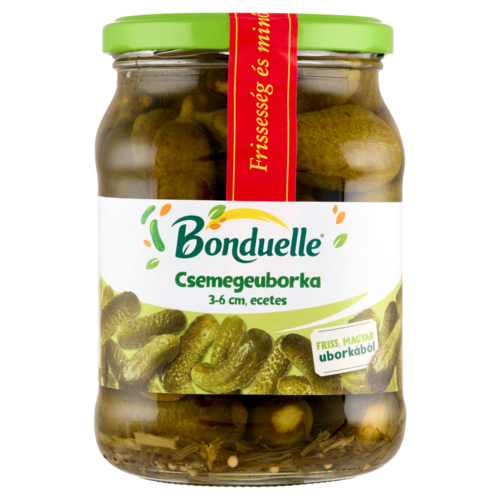 Bonduelle ecetes csemegeuborka 3-6 cm 550 g