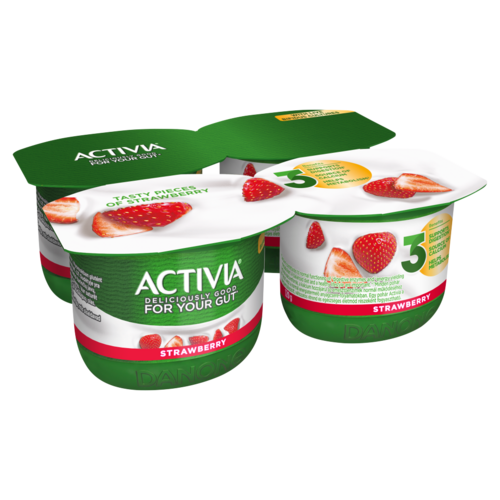 Danone Activia élőflórás epres joghurt 4 x 120 g (480 g)