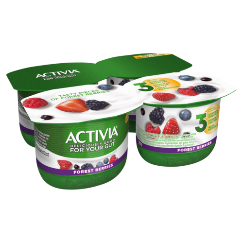Danone Activia élőflórás vegyes gyümölcsös joghurt 4 x 120 g (480 g)