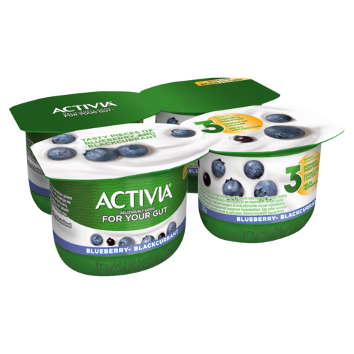 Danone Activia élőflórás áfonyás-feketeribizlis joghurt 4 x 120 g (480 g)