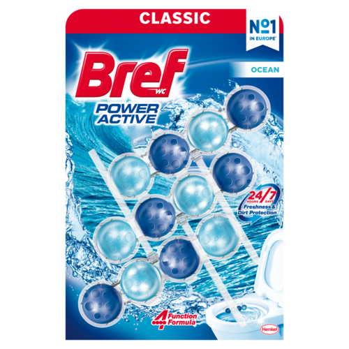Bref Power Active Ocean WC frissítő 3 x 50 g 