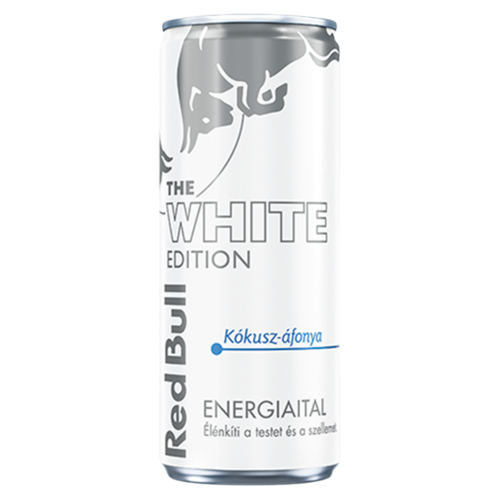 Red Bull The White Edition energiaital kókusz és áfonya ízesítéssel 250 ml 