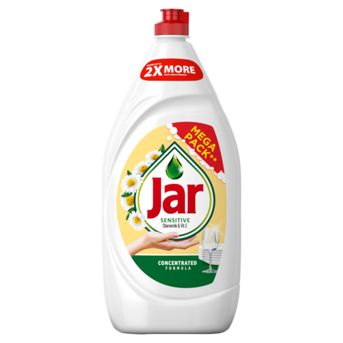 Jar Sensitive Chamomile & Vitamin E Folyékony Mosogatószer, Kézkímélő 1350 ML