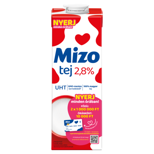 Mizo UHT félzsíros tej 2,8% 1 l