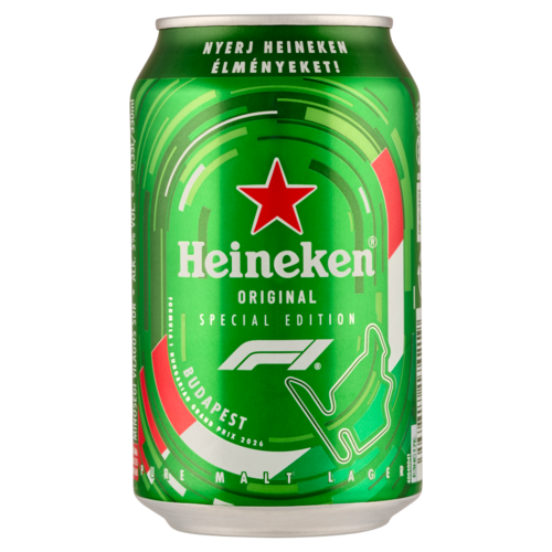  Heineken Original Special Edition F1 minőségi világos sör 5% 0,33 l
