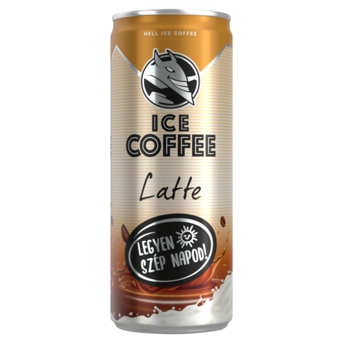 HELL Ice Coffee Latte UHT ital tejjel és kávékivonattal 250 ml