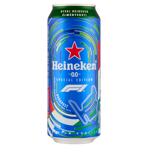 Heineken 0.0 Special Edition F1 alkoholmentes világos sör 0,0% 0,5 l