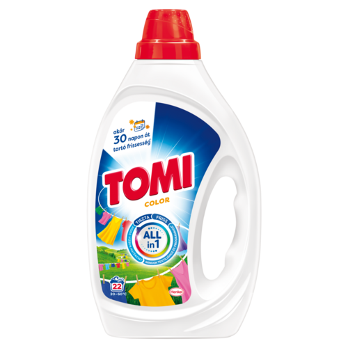 Tomi Color mosógél 22 mosás, 0,99 l