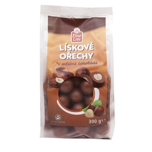 Fine Life mogyoró tejcsokoládé 300g
