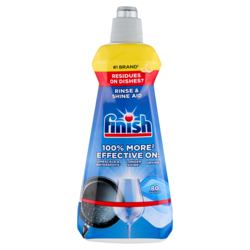 Finish Rinse & Shine Aid gépi öblítőszer citrom illat 400 ml