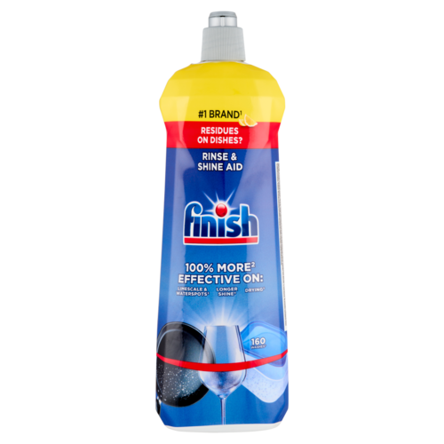 Finish Rinse & Shine Aid Citrom illat gépi öblítőszer 800 ml