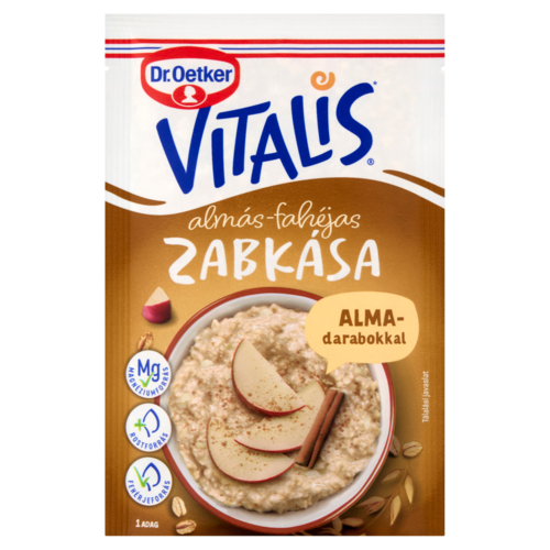 Dr. Oetker Vitalis almás-fahéjas zabkása alappor almadarabokkal 48 g