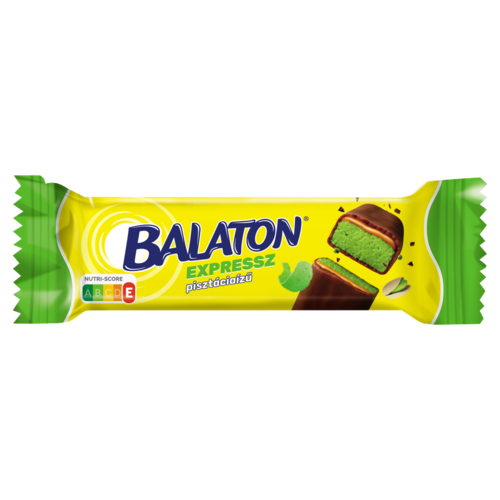 Balaton Expressz kakaós bevonóval mártott pisztáciás ízű szelet karamellel 35 g