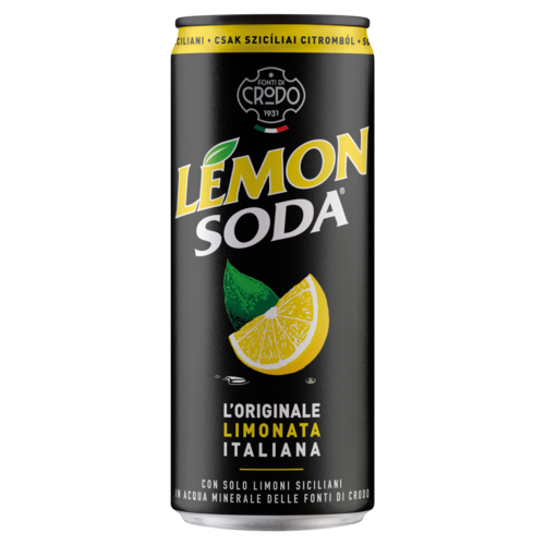 Fonti Di Crodo Lemon Soda szénsavas citrom üdítőital 33 cl