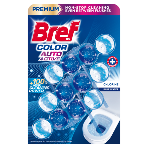 Bref Color Auto Active Chlorine WC-frissítő 3 x 50 g