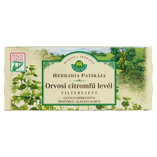 Herbária filterezett orvosi citromfű levél 25 filter 25 g