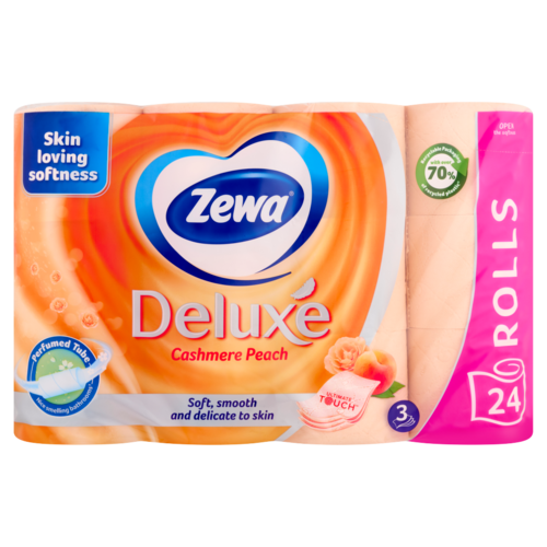 Zewa Deluxe Cashmere Peach 3 rétegű toalettpapír 24 tekercs